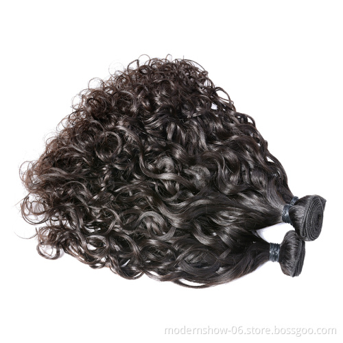 100 Unprocessed Human Hair From One Donor Cuticle Intact Water Wave Virgin Hair Bundles